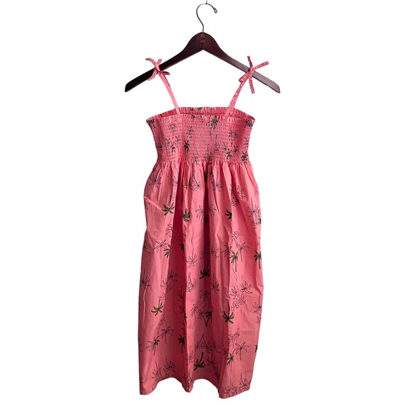 NWT Girls Tea Collection Tie Shoulder Midi-Length Dress - Picture 6 of 10